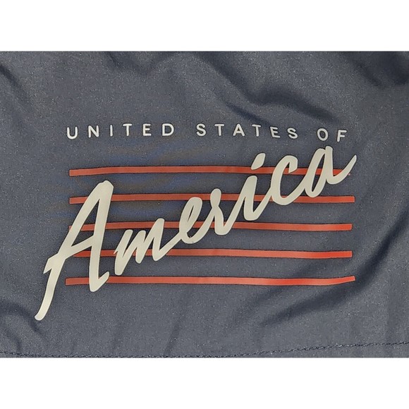 RSVLTS Windbreaker Jacket Men's M Red White Blue Full Zip USA America Patriotic - Picture 4 of 10